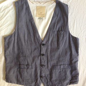 Men's Scotch & Soda Vest , blue ,used sz xl/52